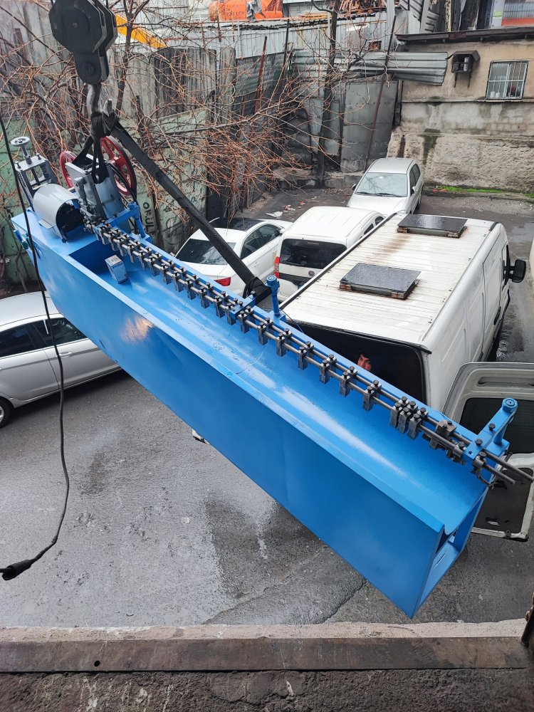 3-6 mm Tel Doğrultma-Kesme Makinesi Müşterimize Hayırlı olsun... 