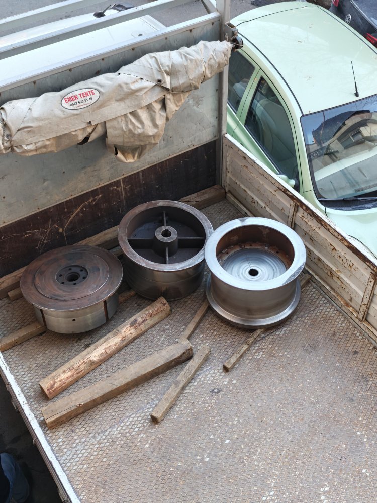 3 adet 600'lük kafa tornalama ve temizleme işlemi müşterimize hayırlı olsun.