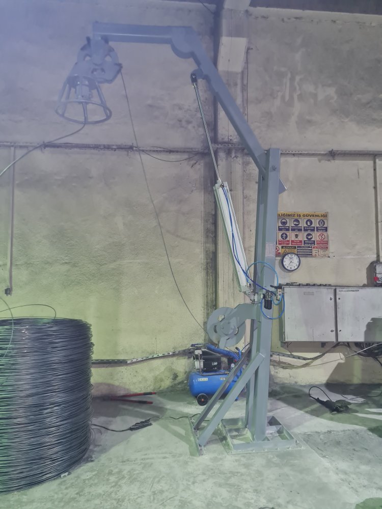 Ankara'daki müşterimize bir adet filmaşin boşaltma kulesi pay-off hayırlı olsun.