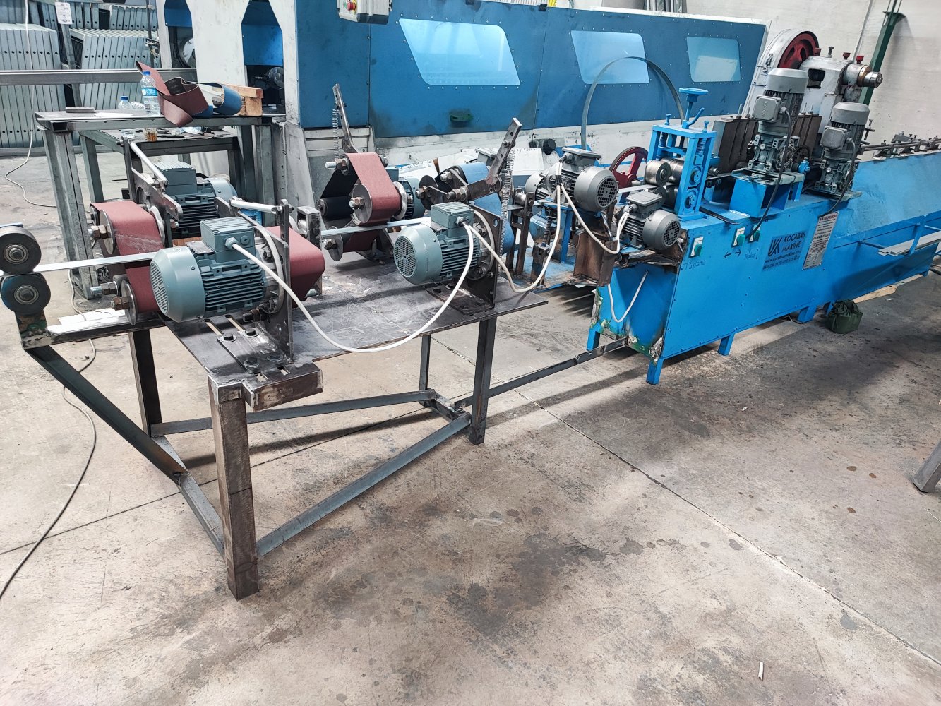 Lama Doğrultma makinesi 40X4 mm müşterimize hayırlı olsun...