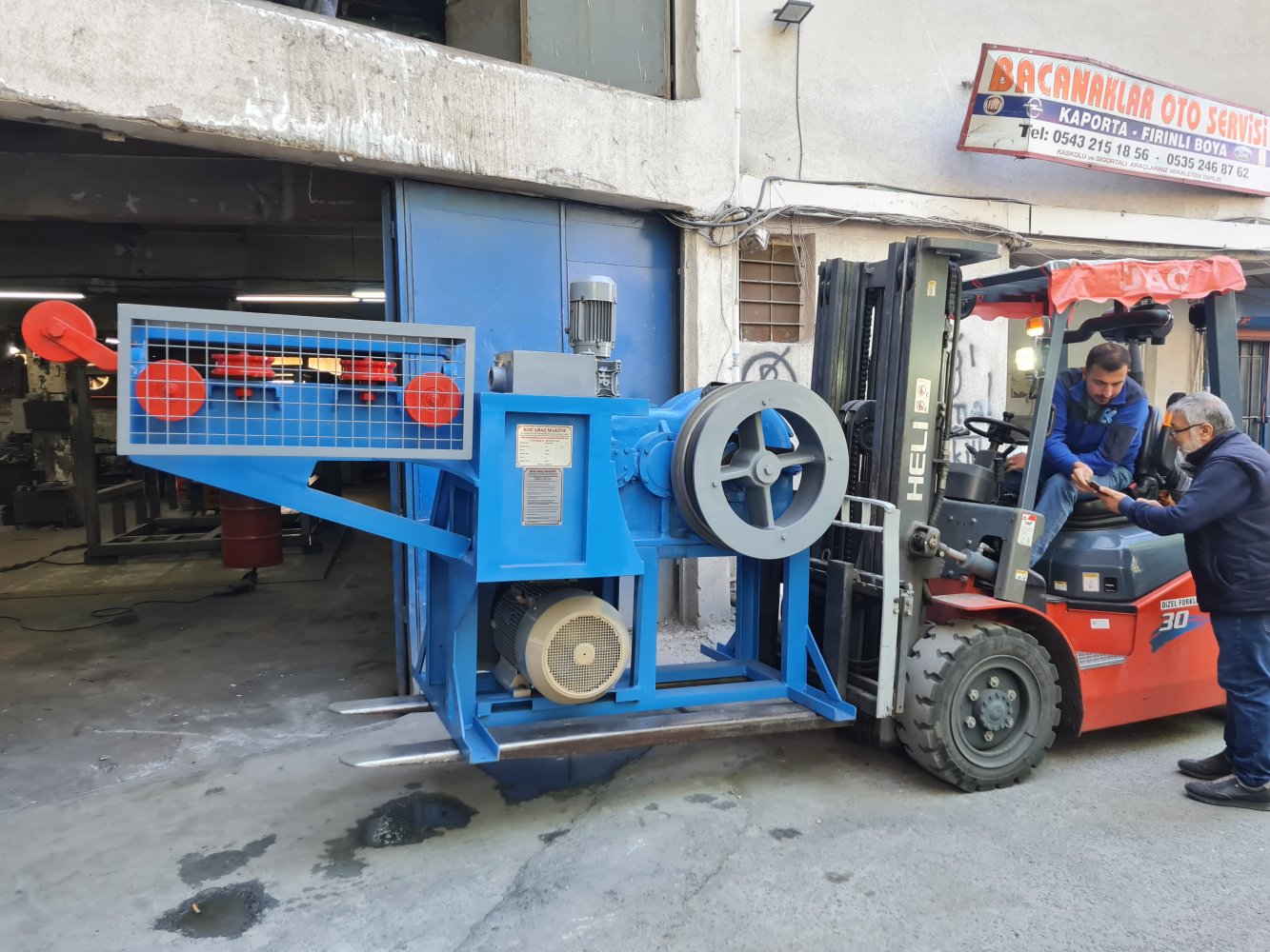 Müşterimize 1 adet 600' lük yatık kafa tel çekme makinesi hayırlı olsun...