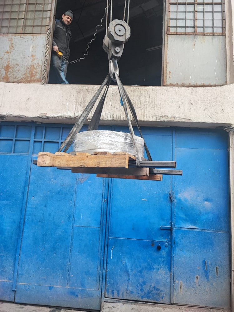 Müşterimize 600'lük pik döküm tel çekme kafası hayırlı olsun...