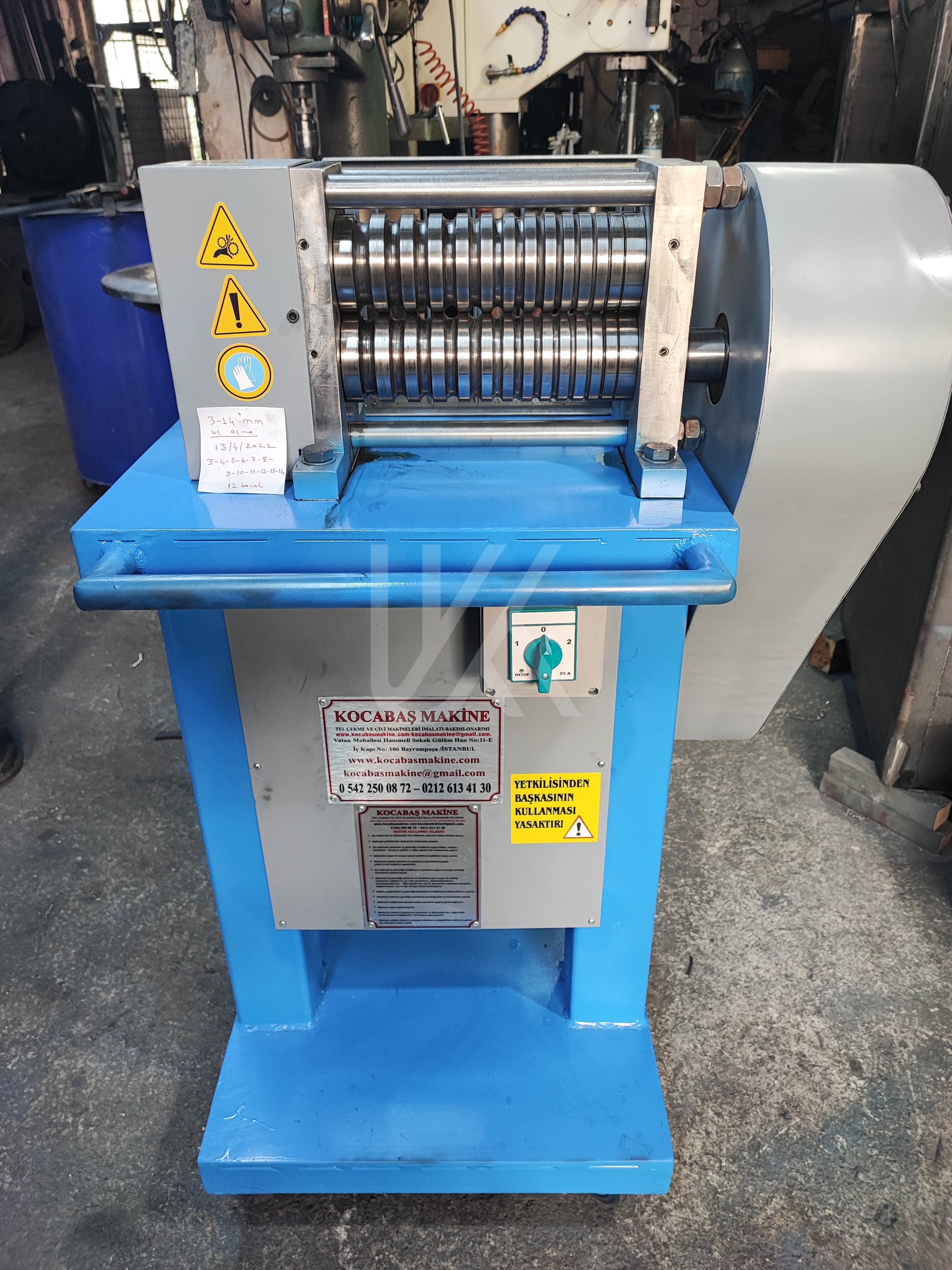 Tel Uç Açma-Uç İnceltme Makinesi